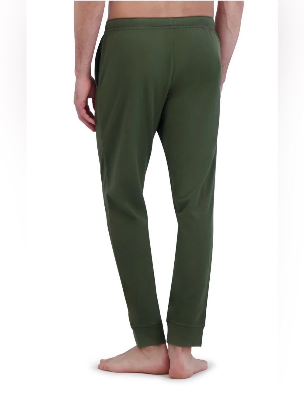 Hanes Originals Men XL French Terry Sleep Joggers Lot Of 2 NWT Oatmeal Green - Picture 6 of 8